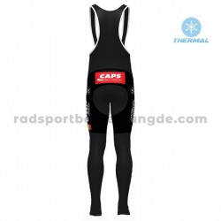 Radtrikot Langarm + Trägerhose Lange 2020 Lotto Soudal Winter Thermal Fleece M001