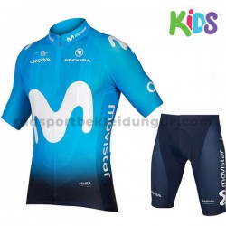 Fahrradtrikot + Radhose 2018 Movistar Team Kinder M001