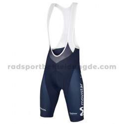 2018 Movistar Team Trägerhose Kurze M001