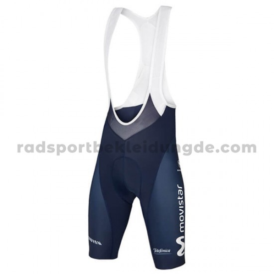 2018 Movistar Team Trägerhose Kurze M001