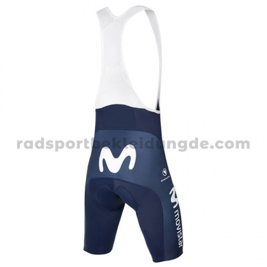 2018 Movistar Team Trägerhose Kurze M001