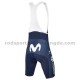 2018 Movistar Team Trägerhose Kurze M001