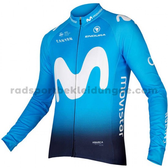2018 Movistar Team Radtrikot (langarm) M001