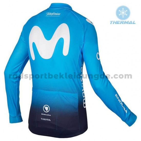2018 Movistar Team Radtrikot (Winter Thermal Fleece) M001