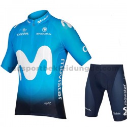 Fahrradtrikot + Radhose 2018 Movistar Team M001
