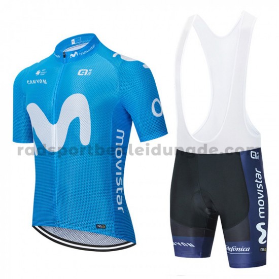 Fahrradtrikot +Trägershort 2020 Movistar Team M001