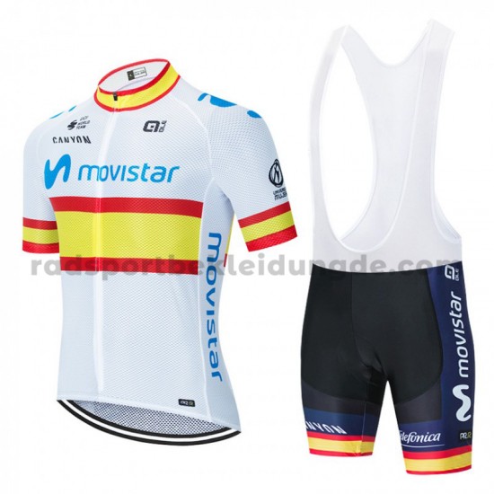 Fahrradtrikot +Trägershort 2020 Movistar Team M002