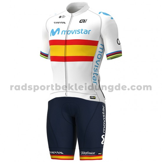Fahrradtrikot +Trägershort 2020 Movistar Team M004