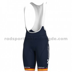 2020 Movistar Team Trägerhose Kurze M004