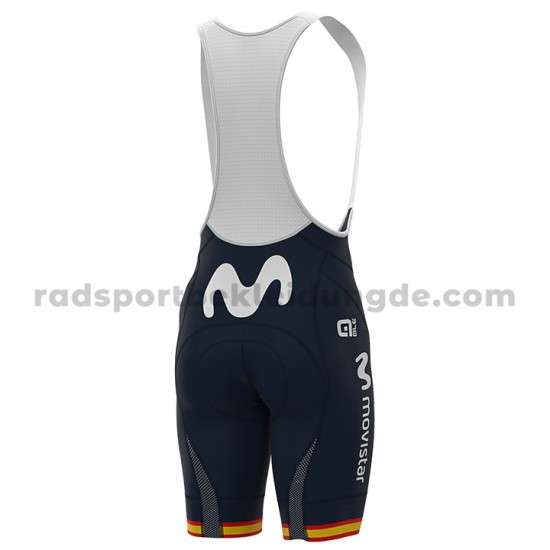 2020 Movistar Team Trägerhose Kurze M004