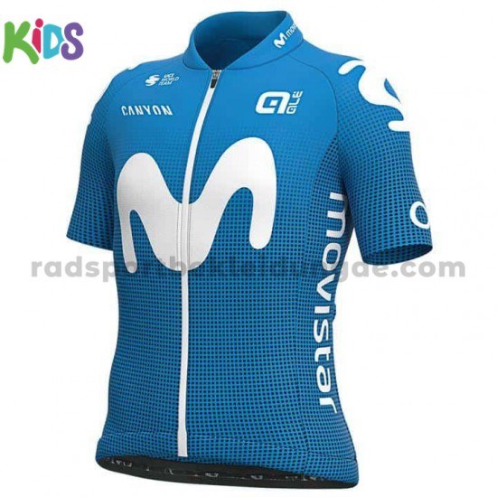 Fahrradtrikot + Radhose 2021 Movistar Team Kinder M001