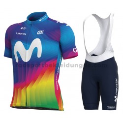 Fahrradtrikot +Trägershort 2021 Movistar Team M004