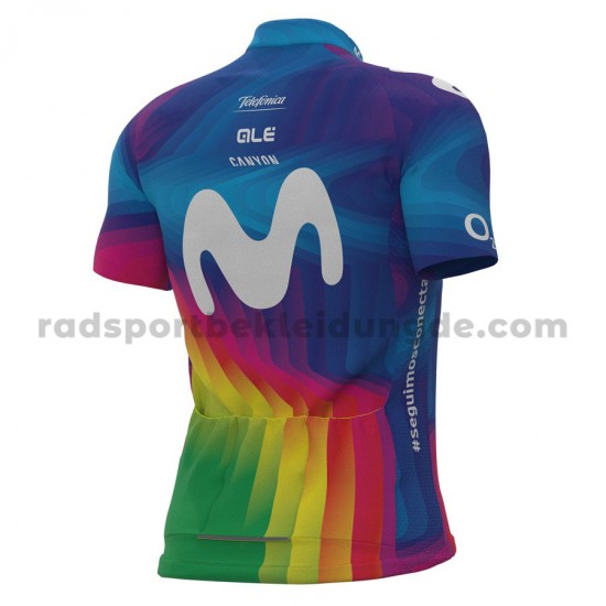 Fahrradtrikot +Trägershort 2021 Movistar Team M004