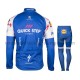 Radtrikot Langarm + Radhose Lange 2017 Quick-Step Floors Kinder M001