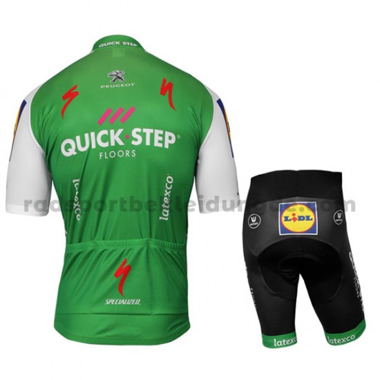 Fahrradtrikot + Radhose 2017 Quick-Step Floors Kinder M002