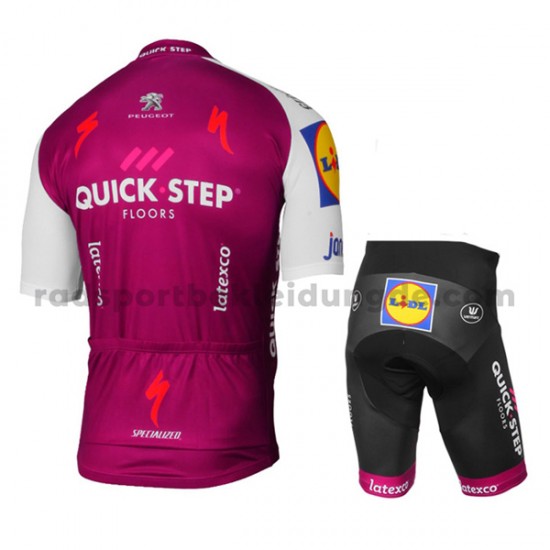 Fahrradtrikot + Radhose 2017 Quick-Step Floors Kinder M003