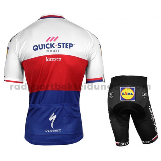 Fahrradtrikot + Radhose 2017 Quick-Step Floors Kinder M007