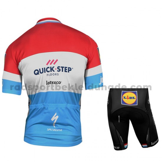 Fahrradtrikot + Radhose 2017 Quick-Step Floors Kinder M008