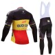 Radtrikot Langarm + Trägerhose Lange 2017 Quick-Step Floors M002
