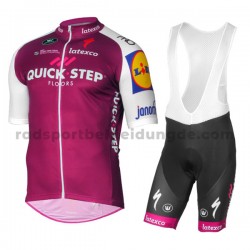 Fahrradtrikot +Trägershort 2017 Quick-Step Floors M003