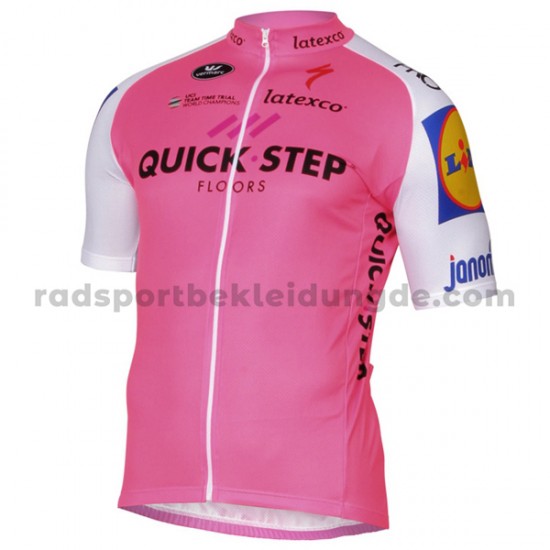 Fahrradtrikot +Trägershort 2017 Quick-Step Floors M004