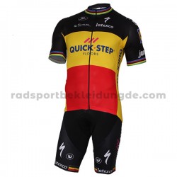Fahrradtrikot +Trägershort 2017 Quick-Step Floors M006