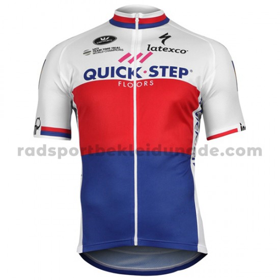 Fahrradtrikot +Trägershort 2017 Quick-Step Floors M007