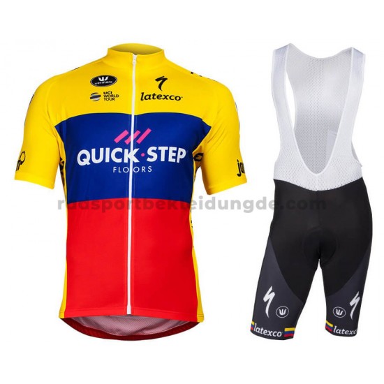 Fahrradtrikot +Trägershort 2018 Quick Step M007