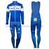 Radtrikot Langarm + Trägerhose Lange 2018 Quick Step Floors M001