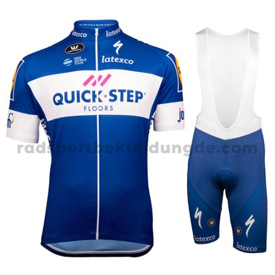 Fahrradtrikot +Trägershort 2018 Quick Step Floors M001