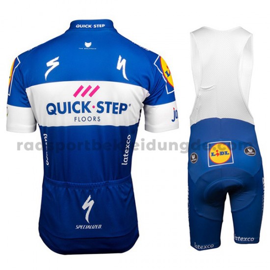 Fahrradtrikot +Trägershort 2018 Quick Step Floors M001