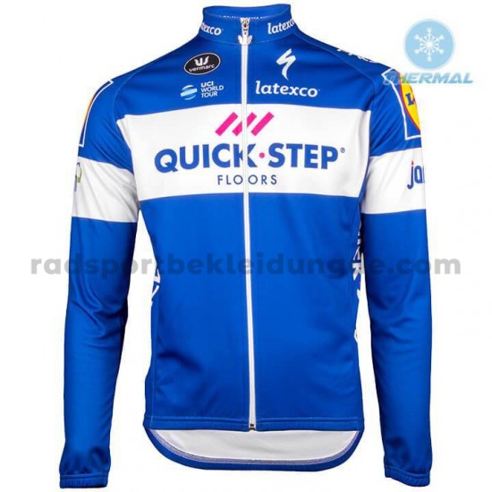 2018 Quick Step Floors Radtrikot (Winter Thermal Fleece) M001
