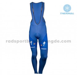 2018 Quick-Step Floors Trägerhose Lange (Winter Thermal Fleece) M001