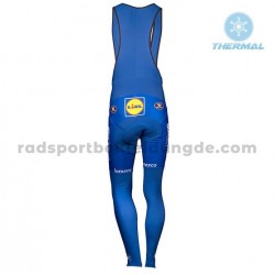 2018 Quick-Step Floors Trägerhose Lange (Winter Thermal Fleece) M001