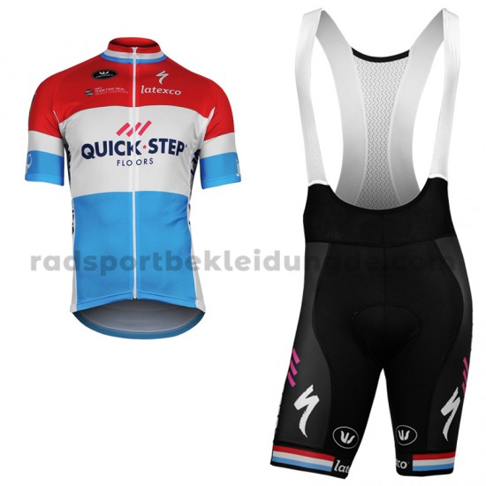 Fahrradtrikot +Trägershort 2018 Quick-Step Floors M003