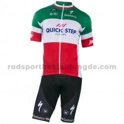 Fahrradtrikot +Trägershort 2018-2019 Quick-Step Floors M002