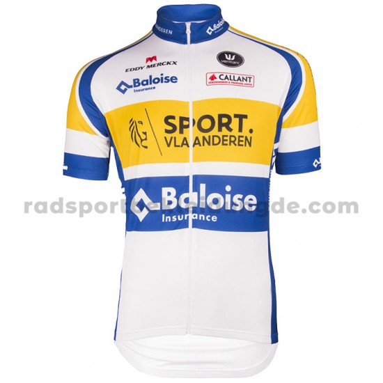 Fahrradtrikot +Trägershort 2018 Sport Vlaanderen-Baloise M001