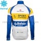 Radtrikot Langarm + Trägerhose Lange 2018 Sport Vlaanderen-Baloise Winter Thermal Fleece M001