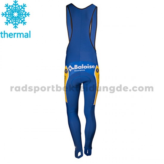 Radtrikot Langarm + Trägerhose Lange 2018 Sport Vlaanderen-Baloise Winter Thermal Fleece M001