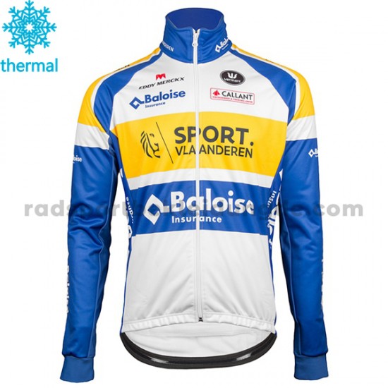 2018 Sport Vlaanderen-Baloise Radtrikot (Winter Thermal Fleece) M001