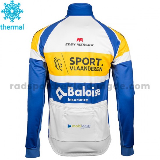 2018 Sport Vlaanderen-Baloise Radtrikot (Winter Thermal Fleece) M001