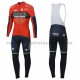 Radtrikot Langarm + Trägerhose Lange 2018 Bahrain Merida M001