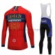 Radtrikot Langarm + Trägerhose Lange 2018 Bahrain Merida M001