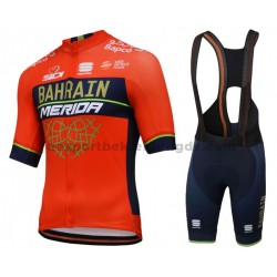 Fahrradtrikot +Trägershort 2018 Bahrain Merida M001