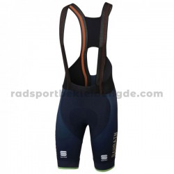 2018 Bahrain Merida Trägerhose Kurze M001