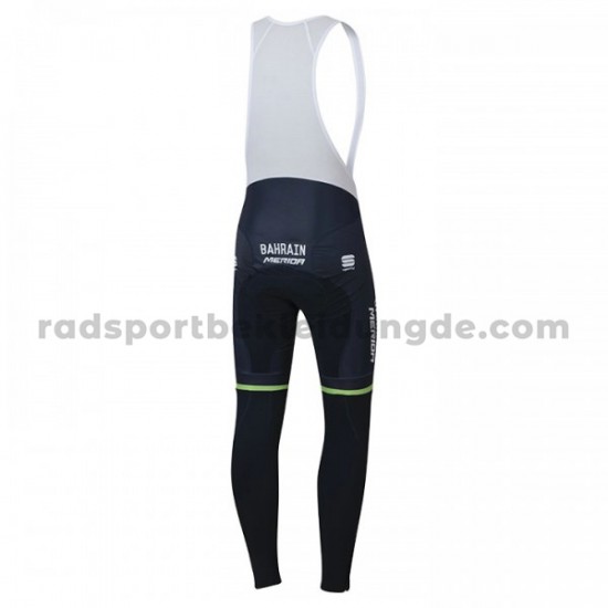 2018 Bahrain Merida Trägerhose Lange M001