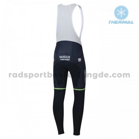 2018 Bahrain Merida Trägerhose Lange (Winter Thermal Fleece) M001