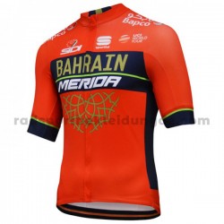 2018 Bahrain Merida Radtrikot (kurzarm) M001