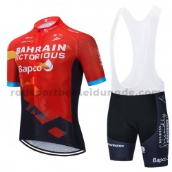 Fahrradtrikot +Trägershort 2021 Team Bahrain Victorious M001