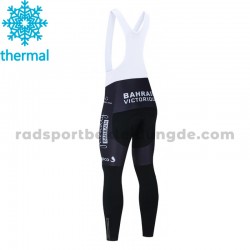 2021 Team Bahrain Victorious Trägerhose Lange (Winter Thermal Fleece) M001